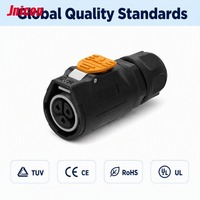 Connecteur circulaire étanche IP67 à verrouillage rapide, 2 à 8 broches, mâle/femelle, pour montage sur panneau, idéal pour systèmes solaires hors réseau, VR et marins