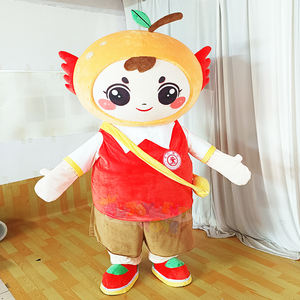 Costume de mascotte d'école d'étudiant en peluche de logo personnalisé adultes personnage de dessin animé Cosplay Costume de mascotte de fête d'<span class=keywords><strong>halloween</strong></span> pour la célébration - Product Image 1