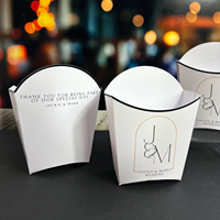 Boîte en papier personnalisée pour l'emballage de riz frit et de poulet, avec logo, pour la livraison de repas à emporter dans les restaurants