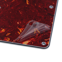 Plaque de tremolo en écaille de tortue rouge 4 plis, ressort de tremolo, cache-cavité, plaque arrière pour guitare électrique ST