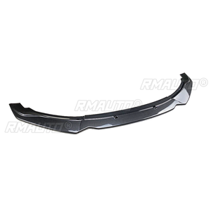 3 pièces Lame de pare-chocs avant pour BMW F20 F21 116i 118i 120i 2011-2019, Kit carrosserie, Spoiler, Lame de séparation aspect carbone, Accessoires automobiles - Product Image 4