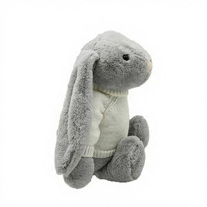 <span class=keywords><strong>Peluche</strong></span> di <span class=keywords><strong>Coniglio</strong></span> <span class=keywords><strong>Grigio</strong></span> Cartoonesco con Imbottitura in Cotone PP, Produttori di Giocattoli di Dongguan, 31cm-50cm, Giocattolo per Bambini (4-6 Anni) - Product Image 1