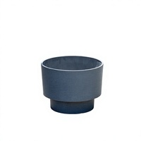 Pot rond en plastique BSCI, pot à fleurs, jardinière d'extérieur pour la maison, le jardin, le balcon, décoration rustique, conteneur pour plantes d'intérieur et d'extérieur