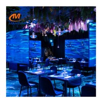 Solution de projection immersive pour restaurant/hôtel Système de projection pour mur/sol Salle à manger interactive Projection immersive