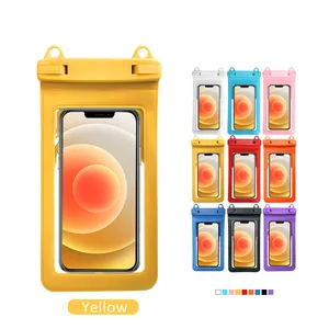 Penutup ponsel tahan air logo kustom untuk semua tas ponsel tahan air untuk casing iphone