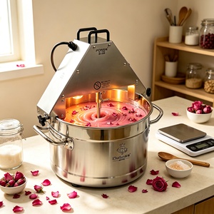 Marmite mélangeuse chauffante électrique à double enveloppe <span class=keywords><strong>pour</strong></span> la sauce tomate, la confiture de fruits et la pâte de haricots, machine à frire - Product Image 1