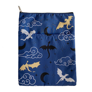 Custom Print Book Protector Manga Capa de Livro com Bolso Frontal Portátil Zipper <span class=keywords><strong>Kindle</strong></span> Pouch Presente para o Amante do Livro - Product Image 5