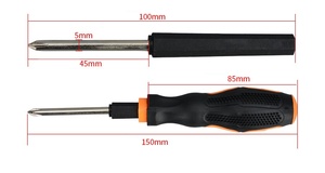 Outils de réparation ménagers multifonctionnels, petit tournevis à douille à manche en plastique pour le bricolage, combinaison de qualité professionnelle - Product Image 4