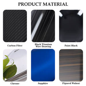 <span class=keywords><strong>Volkswagen</strong></span> <span class=keywords><strong>CC</strong></span> 2018 ABS in fibra di carbonio in acciaio inox accessori interni OEM per centro Select pannello telaio - Product Image 5