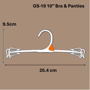 Percha para Ropa Interior de Alta Calidad, Fabricada en PS y PP, Negra y Transparente, Ecológica, Multifuncional, Accesorio para Tiendas de Ropa - Product Image 3