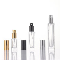 Flacon de parfum de 20 ml avec boîte, flacons carrés en verre de 30 ml et 50 ml, emballage personnalisé de flacon de parfum de luxe