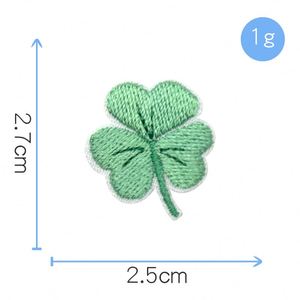 Parche Adhesivo Miniatura con Diseño de Hongo, Castaño, Trébol de Cuatro Hojas y Hoja de Arce para Decoración de Ropa, Zapatos y Sombreros - Product Image 6