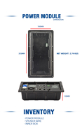 Module d'amplification de puissance pour caisson de basses 1000 watts continu, classe D