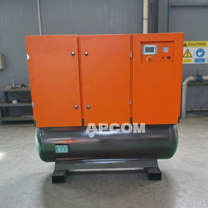 Compresseur d'air industriel et commercial APCOM 12 bars à faible bruit pour atelier, avec sécheur et filtre, réservoir d'air de 600 L - Product Image 1