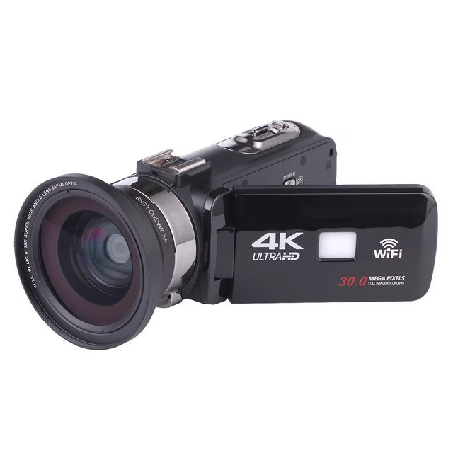 4K Camera, 48MP High-definition Digital Camera, Video Recorder With Microphone and Touch Screen