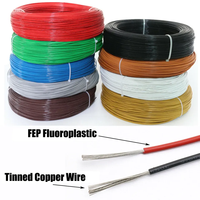 Fil de câble PTFE 12 14 16 18 20 22 24 26 28 AWG Cuivre étamé flexible UL1332