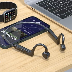 Écouteurs à Conduction Osseuse KS-19 pour le Cou, Casque Stéréo Non <span class=keywords><strong>Intra</strong></span>-<span class=keywords><strong>Auriculaire</strong></span> pour le Sport, Étanche, Longue Autonomie de la Batterie - Product Image 4
