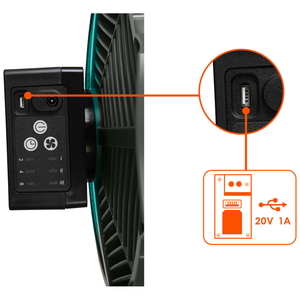 <span class=keywords><strong>Ventilateur</strong></span> de tente de camping <span class=keywords><strong>portable</strong></span> sans fil rechargeable, <span class=keywords><strong>ventilateur</strong></span> de travail sur chantier - Product Image 4