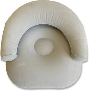 Chaise longue gonflable moderne en PVC floqué en forme de U, pliable, pour chambre, hôpital et extérieur - Product Image 3