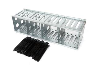 Jaula de disco duro de 16 bahías de <span class=keywords><strong>3</strong></span>,<span class=keywords><strong>5</strong></span> pulgadas, soporte de apilamiento de <span class=keywords><strong>HDD</strong></span> de hierro a prueba de herrumbre, bandeja de hierro clásica para PC, carcasa de ventiladores de 12Cm - Product Image 2