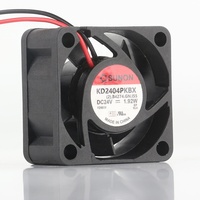 Nouveau ventilateur de refroidissement Sunon 5V 12V 48V DC24V 1.92W AC EC 4020 40X40X20MM 4CM pour convertisseur CPU, à flux axial, silencieux, double roulement à billes, 2 fils KD2404PKBX