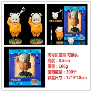 Figura de Oso Polar Estilo Bepo de 8.5cm con Cabeza Intercambiable, Estatua de PVC, Novedad 2026 para Decoración de Escritorio, Regalo para Coleccionistas de Anime - Product Image 2