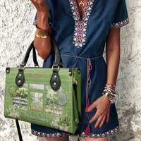 Bolso de hombro de cuero Pu impermeable de nuevo diseño y bolso de mujer con estampado de vida feliz para siempre