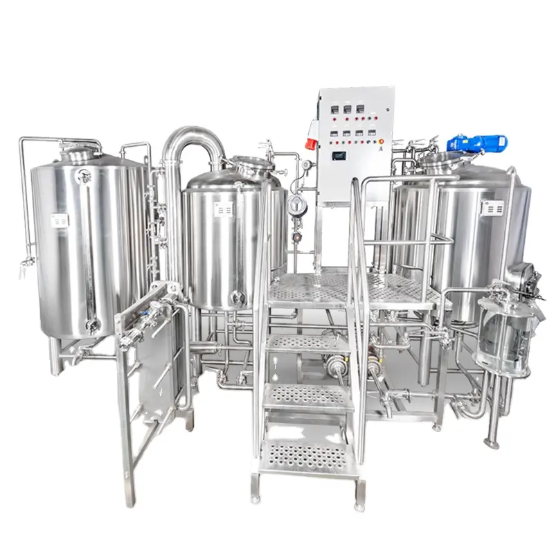 500l 600l 7bbl 1000l attrezzature birreria per micro birrifici macchina per la produzione di birra artigianale con layout progettato soluzioni chiavi in mano