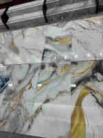 Carreaux d'escalier 47x120 150cm, tailles assorties, effet marbre, carreaux de sol en porcelaine Foshan pour escaliers, villa, salle en briques réfractaires