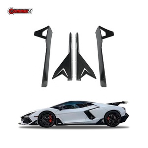 คุณภาพเยี่ยมสำหรับชุดแต่ง Lamborghini Revuelto สไตล์ DK แผงข้างคาร์บอนไฟเบอร์แบบแห้ง ชุดแต่งสเกิร์ตข้างแบบ Aero Extension ขายส่ง - Product Image 1