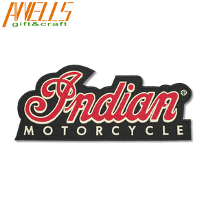 โลโก้ที่กำหนดเองข้อความรถจักรยานยนต์ Biker เย็บปักถักร้อยแพทช์ขนาดโลโก้ใดๆตกแต่งแพทช์เหล็กบนเย็บบนตะขอและห่วงยึด - Product Image 1