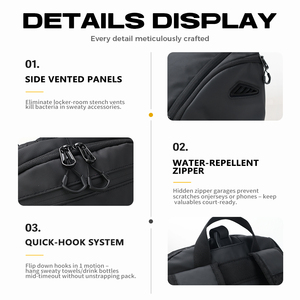 Kopbags Sac à dos d'entraînement <span class=keywords><strong>de</strong></span> basket-ball et <span class=keywords><strong>de</strong></span> <span class=keywords><strong>football</strong></span> étanche avec chaussures Sac à dos scolaire pour enfants - Product Image 4