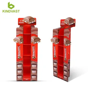 cardboard advertising display stand for chocolate slap display stand creative paperboard customized free sample display