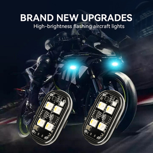 JHS Nouvelle Arrivée Sans Fil Avion Lumières Télécommande Lumières Décoratives <span class=keywords><strong>Clignotant</strong></span> RGB Châssis Lumières <span class=keywords><strong>pour</strong></span> Voitures Motos - Product Image 5