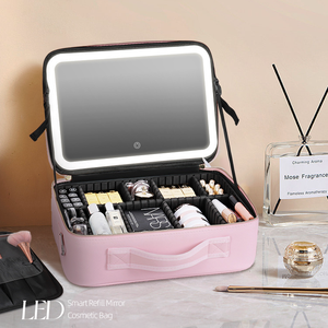 Trousse <span class=keywords><strong>de</strong></span> <span class=keywords><strong>maquillage</strong></span> <span class=keywords><strong>de</strong></span> grande capacité, <span class=keywords><strong>valise</strong></span> à cosmétiques <span class=keywords><strong>vide</strong></span>, organisateur <span class=keywords><strong>de</strong></span> <span class=keywords><strong>maquillage</strong></span> <span class=keywords><strong>de</strong></span> voyage, sac <span class=keywords><strong>de</strong></span> rangement <span class=keywords><strong>de</strong></span> <span class=keywords><strong>maquillage</strong></span> avec miroir lumineux Led - Product Image 2