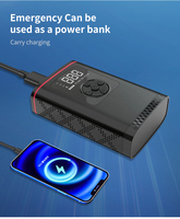 Mini pompe à air numérique intelligente pour voiture, vélo, camping, avec LED, sans fil, haute pression 150 psi pour gonflables
