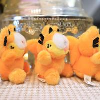 Pas cher Vente en gros Cartoon Cute Gar field Plush Toy Doll Keychain Grab Machine Bag Pendant Bon cadeau pour les enfants