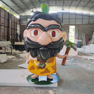 Resina dio della ricchezza Buddha statua scultura scolpita a mano statuina Fengshui fortuna ricchezza decorazione decorazione - Product Image 5