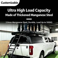 Couverture de benne rigide rétractable en alliage d'aluminium pour Mitsubishi L200 Triton, antivol, 4x4