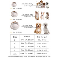 Lit et coussin pour chien en coton respirant et confortable en forme de patte, idéal pour toutes les saisons, pour grands chiens – Vente chaude