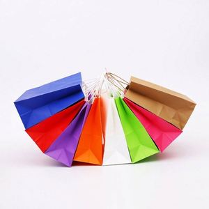 ถุงกระดาษคราฟท์แบบกำหนดเอง ทนทาน เป็นมิตรกับสิ่งแวดล้อม สำหรับโปรโมชั่นขายส่ง พร้อมโลโก้ - Product Image 1