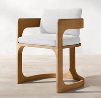 Ensemble de Salle à Manger d'Extérieur en Teck de Birmanie pour Villa et Jardin, Table et Chaises pour Patio (Vente en Gros)
