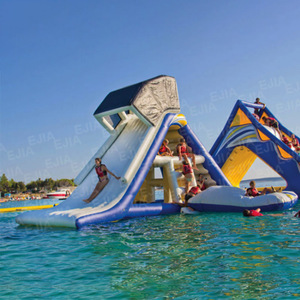 EJIA EJWP-003 Nouveau design de toboggan aquatique gonflable en PVC pour parc aquatique et <span class=keywords><strong>aquaparc</strong></span>, capacité de 100 à 500 kg - Product Image 4