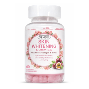 Gummies véganes naturelles à la biotine et au collagène pour la beauté des cheveux, de la peau et des ongles, supplément éclaircissant pour la peau et soulagement de la perte de cheveux pour femmes - Product Image 1