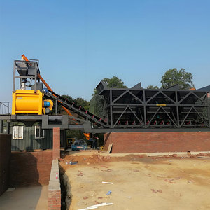 Pabrik Pengaduk Beton Portabel Kontainer, Pabrik Pencampur dan Pembuat Beton untuk Konstruksi Jalan - Product Image 4