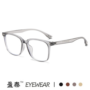 กรอบแว่นตาทรงสี่เหลี่ยม TR90 ป้องกันแสงสีฟ้า สำหรับทุกเพศ เลนส์ใส - Product Image 2