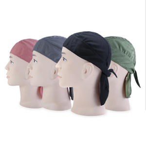 Casquette de sport unie respirante grise pour le cyclisme et la randonnée en extérieur, chapeau unisexe pour adulte avec design à nouer à l'arrière - Product Image 4