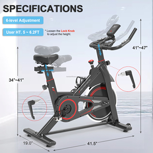 Meilleur choix de ventes <span class=keywords><strong>en</strong></span> <span class=keywords><strong>ligne</strong></span> <span class=keywords><strong>Vélo</strong></span> d'exercice stationnaire Cyclisme d'intérieur Vélos de spinning pour la gymnastique à domicile Fitness - Product Image 4
