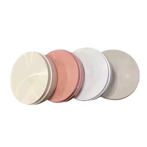 Color PEEK Disc Ental Lab Materialuse Dental CAD Cam bianco naturale giallastro Gingiva PEEK HPP Block 98mm Open AG System - Product Image 1