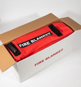 JOEN FB-XL 6x8m Coperta Antincendio in Fibra di Vetro Rivestita in Silicone, Resistente al Calore e agli Agenti Chimici, Certificata <span class=keywords><strong>EN1869</strong></span> per Auto Elettriche - Product Image 5